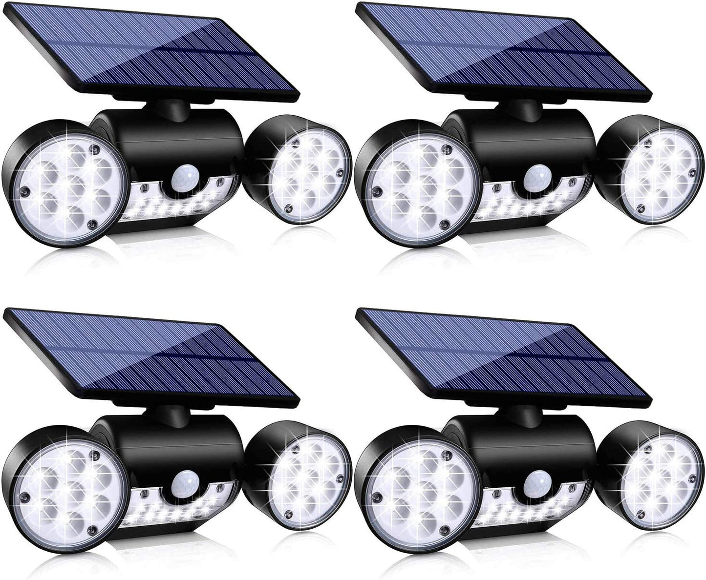 Solar Lights Outdoor Security Motion Sensor 4 Pack