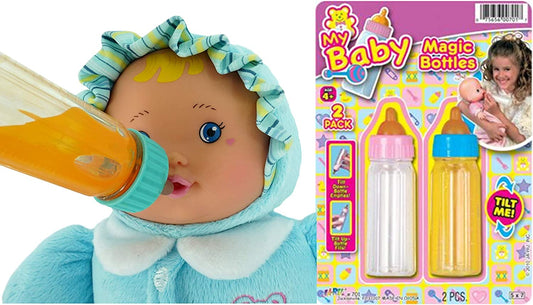 Excellent accessories for dolls, Set with 2 Bottles