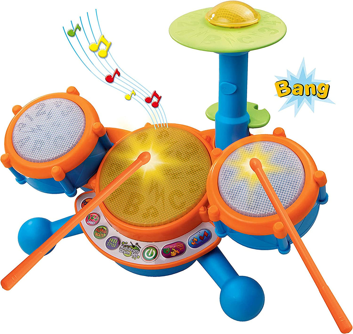 Kids Drum Kit, Orange, Standard Packaging