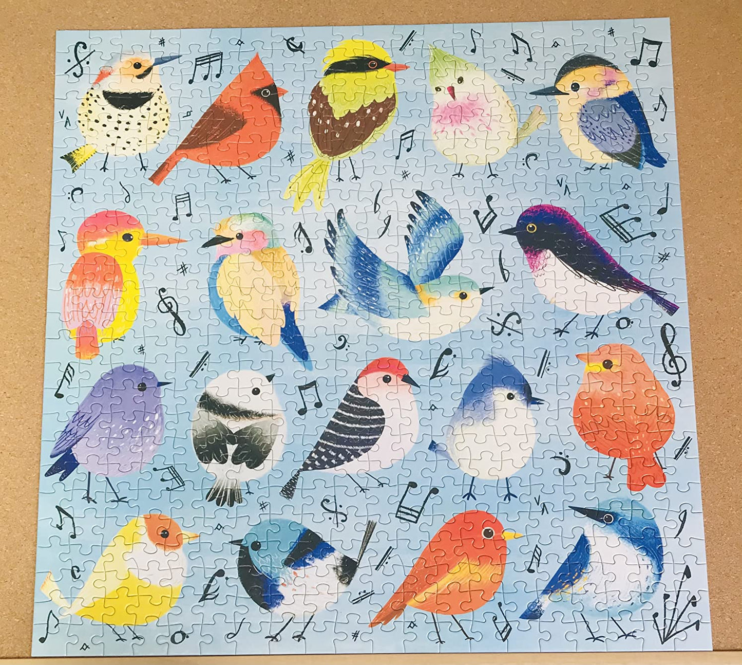 500 Piece Family Jigsaw Puzzle (Songbirds)