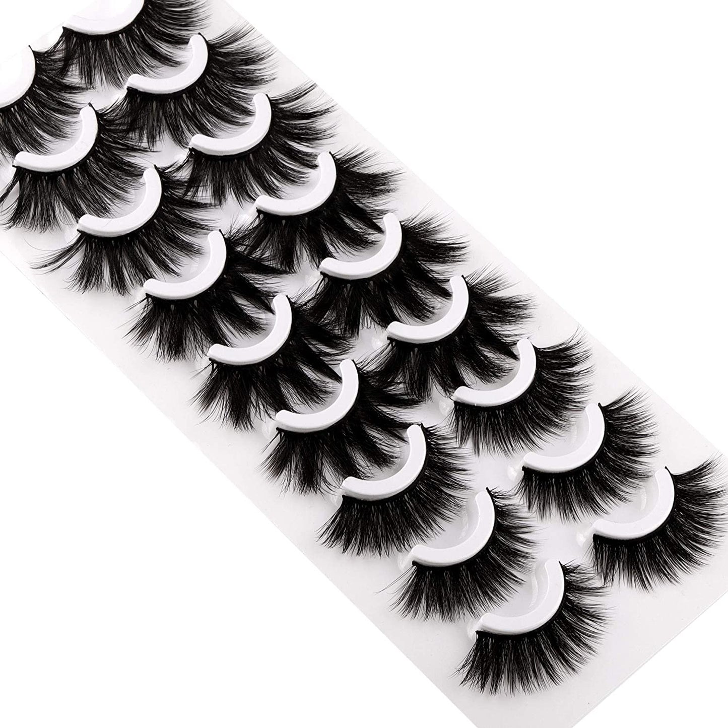 20mm 18 Pairs Long Thick 3 Styles Mixed Fluffy 5D False Eyelashes