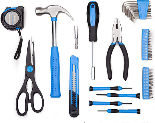 39 Piece Cutting Pliers Tool Set, Blue