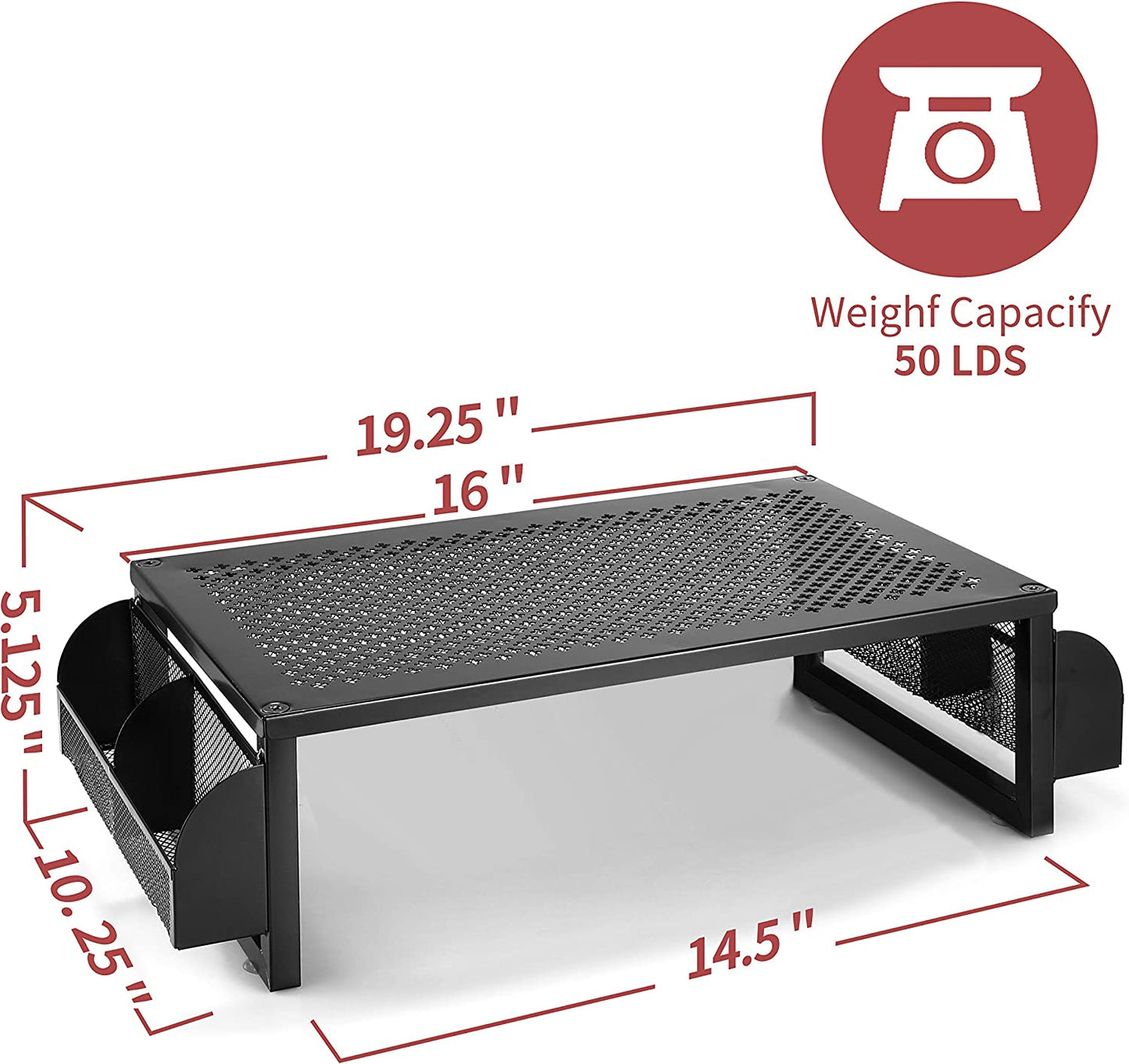 Computer Desk Organizer with Drawer