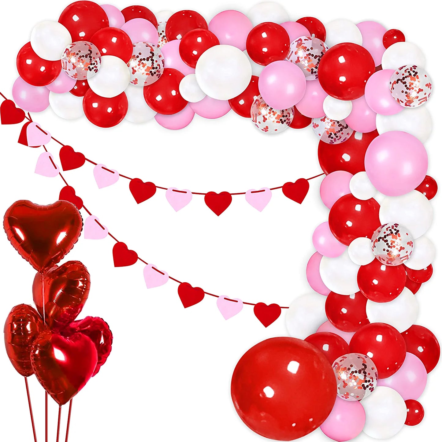 93 Pieces of Valentine's Day Decorations