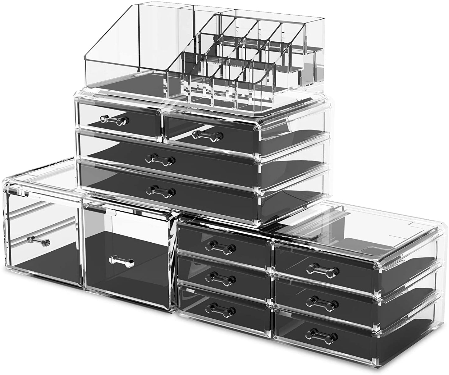 13 Drawer Makeup Cosmetic Organizer (clear)