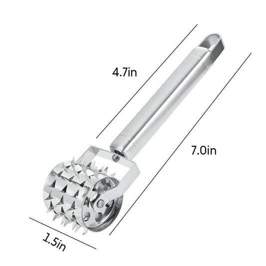 Stainless Steel Food Tenderizer, Silver