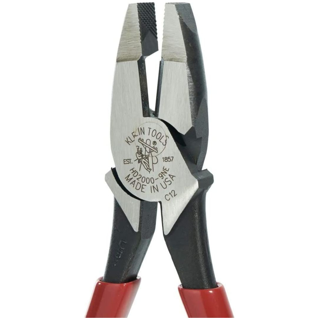 Side Cutter Pliers for Screws Nails and Hard Wire 9 Inch (Red)