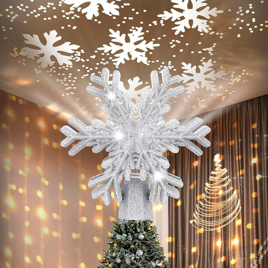 Christmas Tree Ornament Snowflake 9.6"