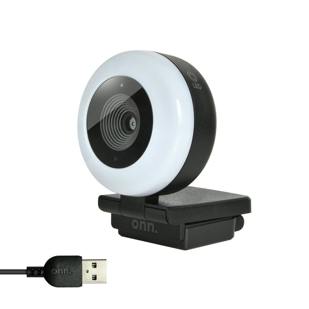 Webcam with resolution up to 1440p, built-in microphone