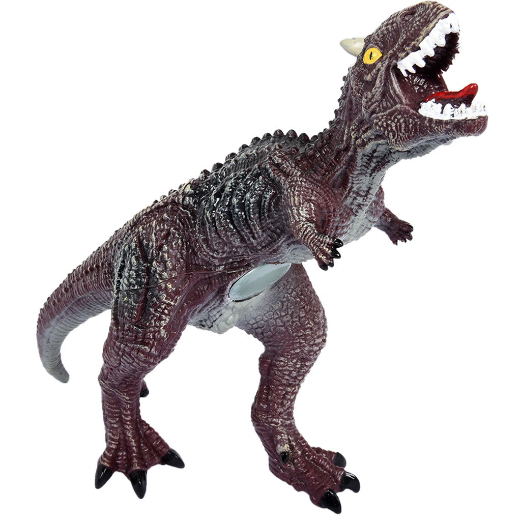 Set of 6 Large 13-15 Inch Dinosaurs, Multicolour