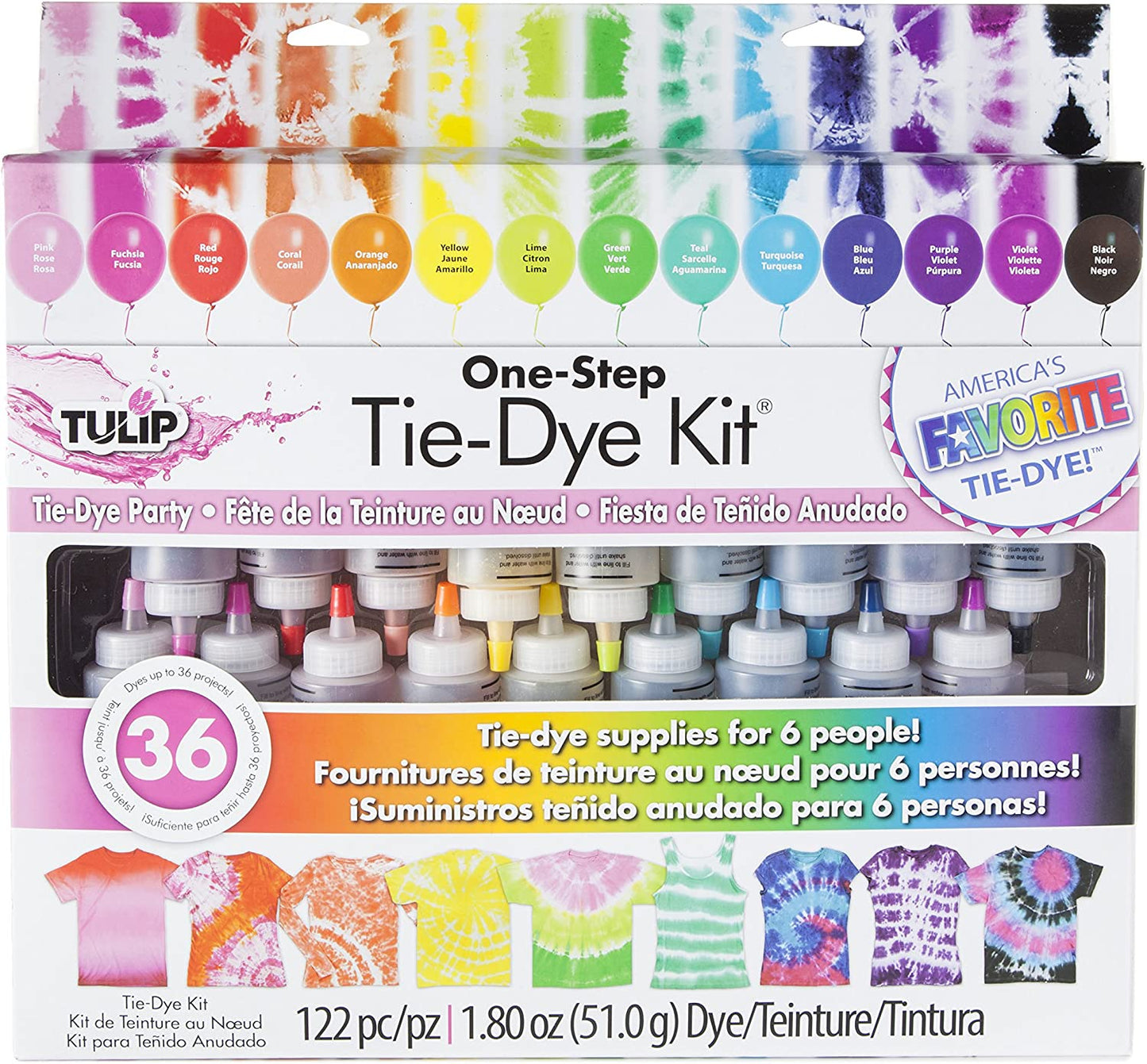 18-Color Tie-Dye Kit