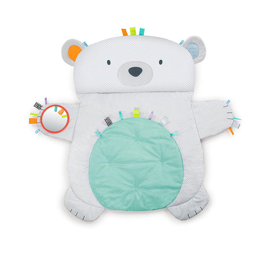 Activity Mat, Polar Bear, Pillow, Mirror, Rattle, White