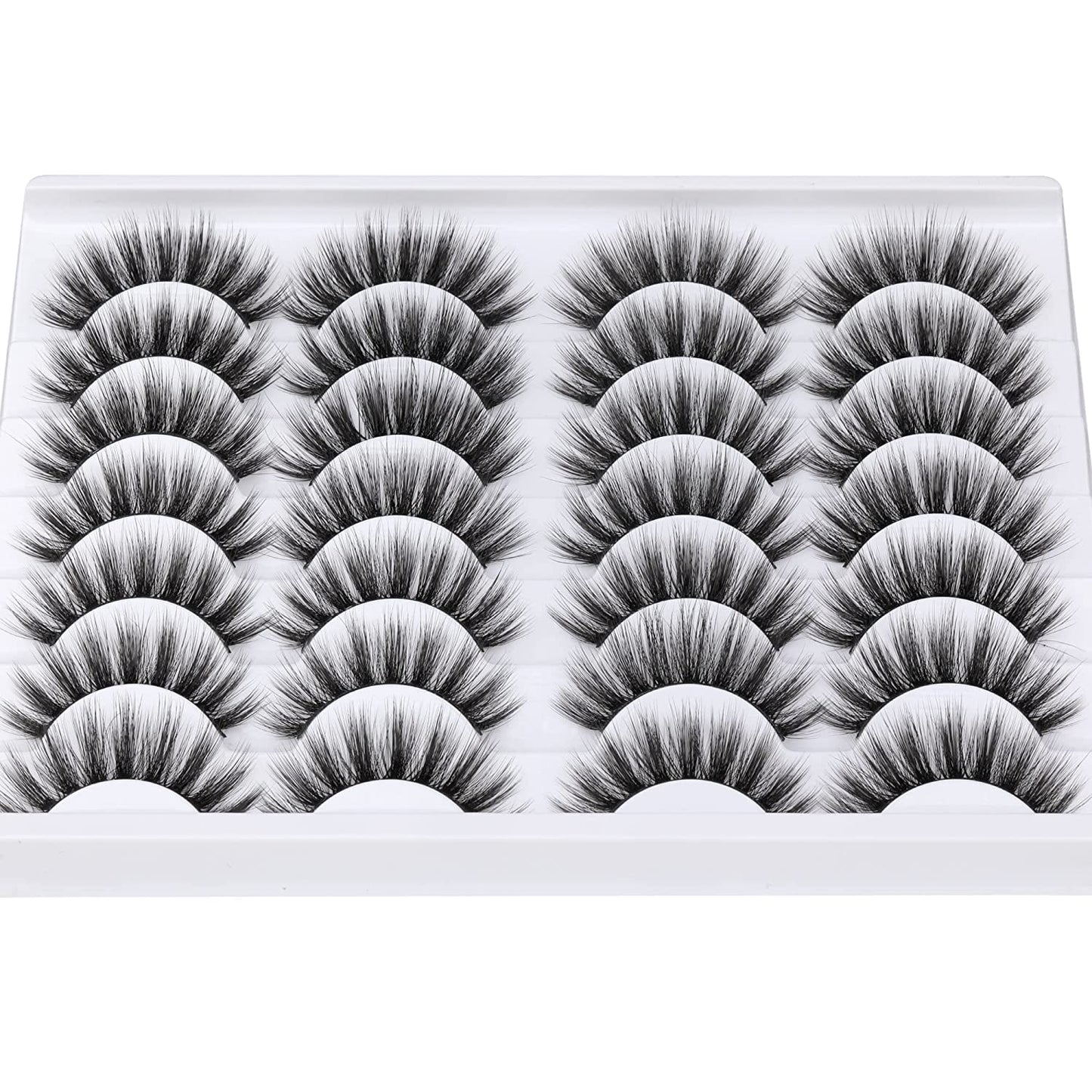 Eyelashes 14 Pairs Reusable, Multipack, DOLL LASHES