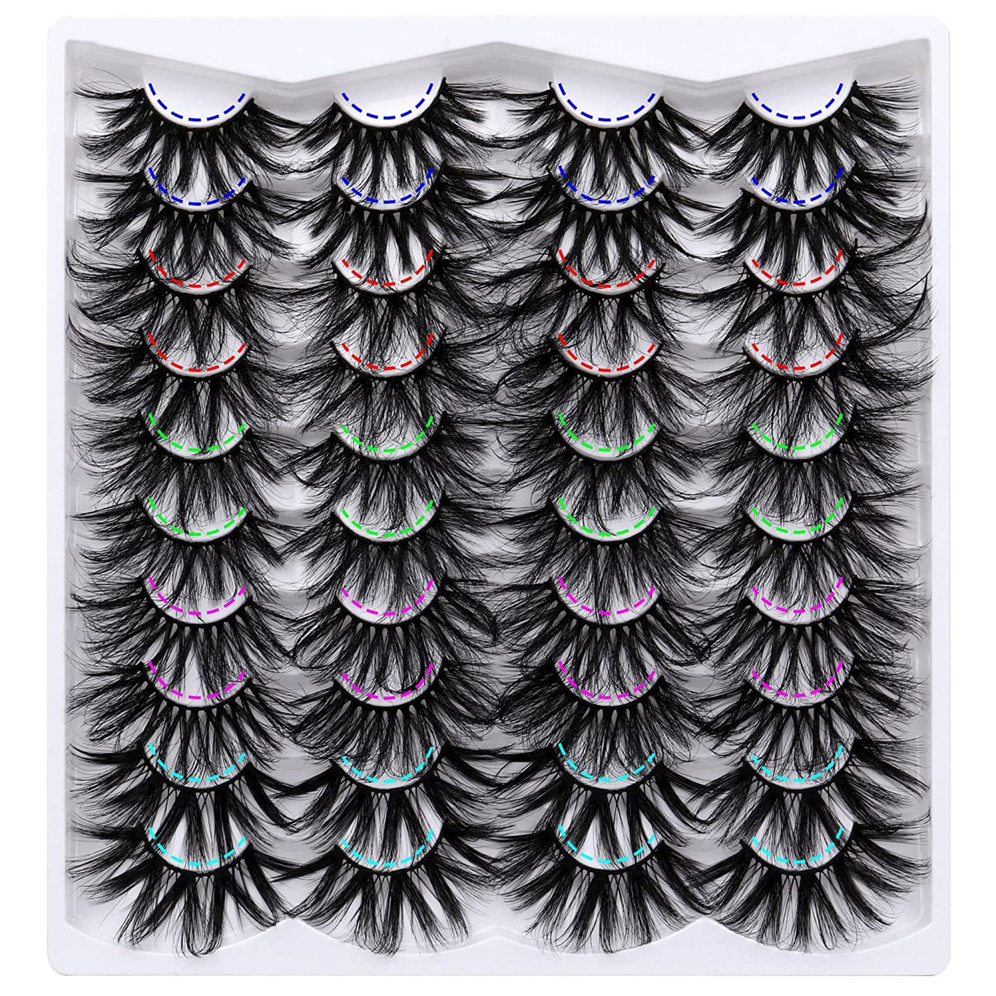 25mm Fluffy Mink Lashes 5 Styles Pack of 20 Pairs