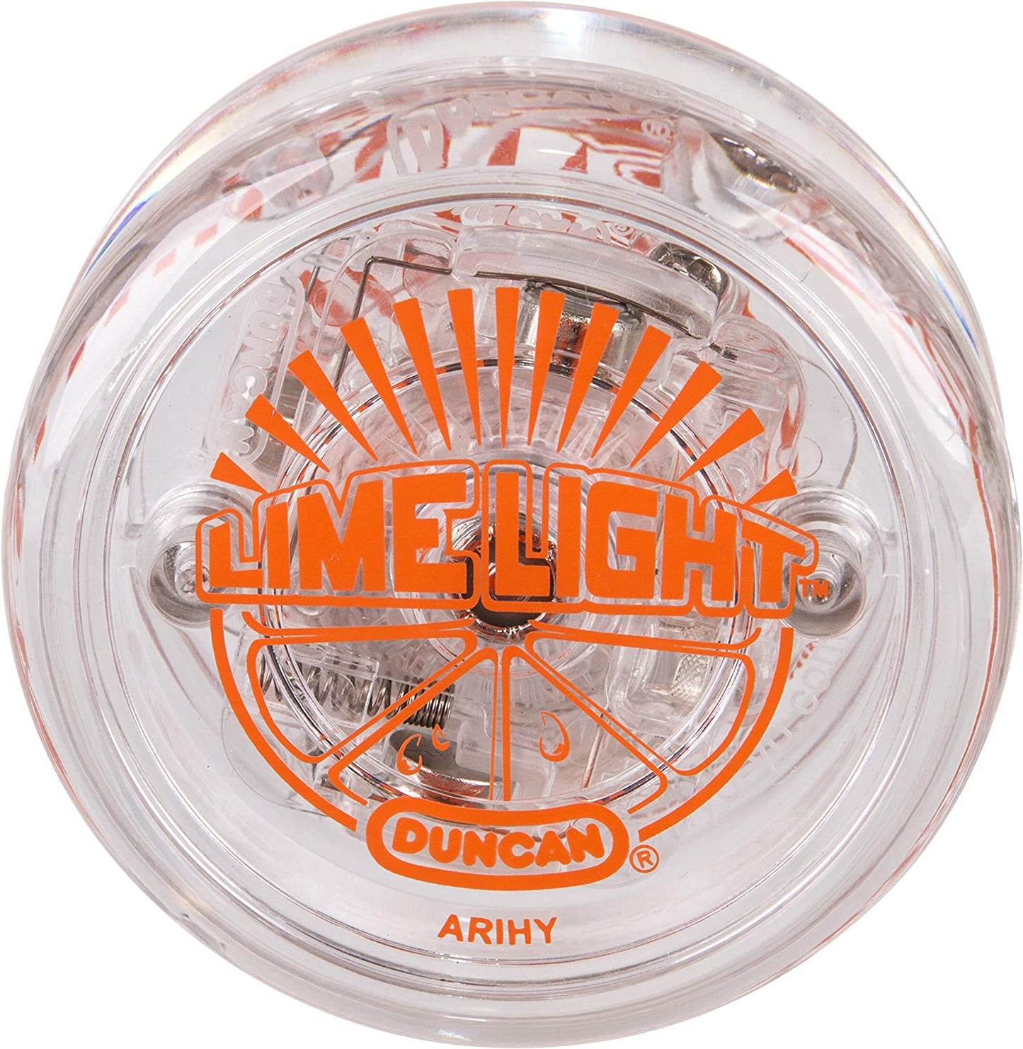 Yo-Yo for beginners with LED lights, (clear and orange)