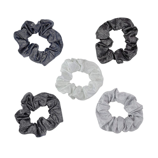 Hair bow, metallic shades (5 pack)