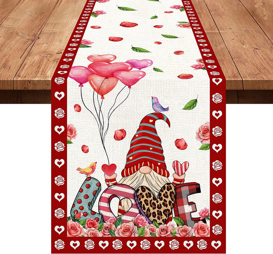 Valentine Table Runner, 13 x 72 inches long