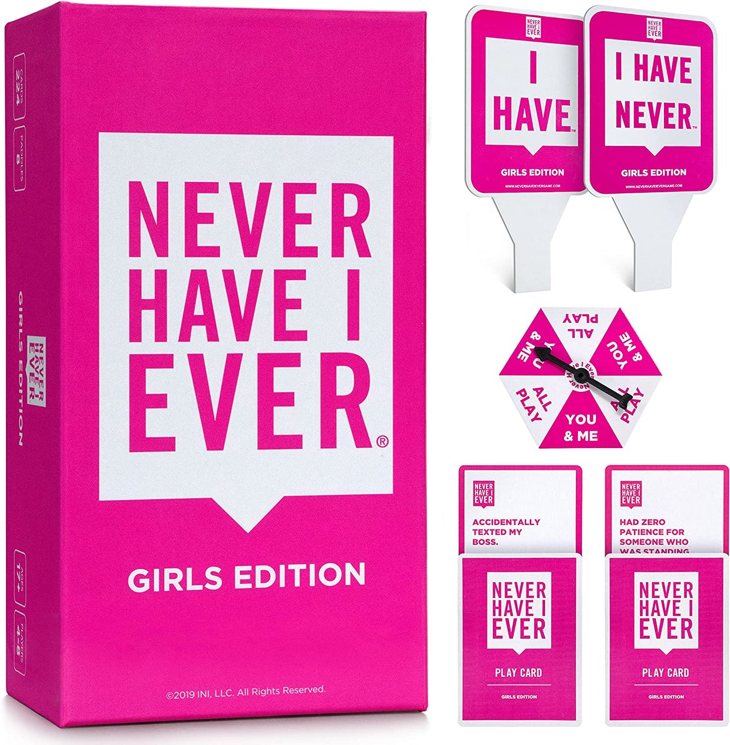 Never Have I Ever Girl's Edition Card, Girls Edition