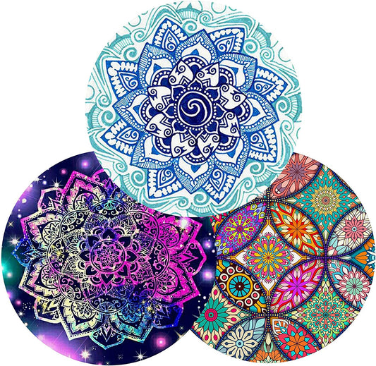 Mouse pad, (pack of 3 mandalas)