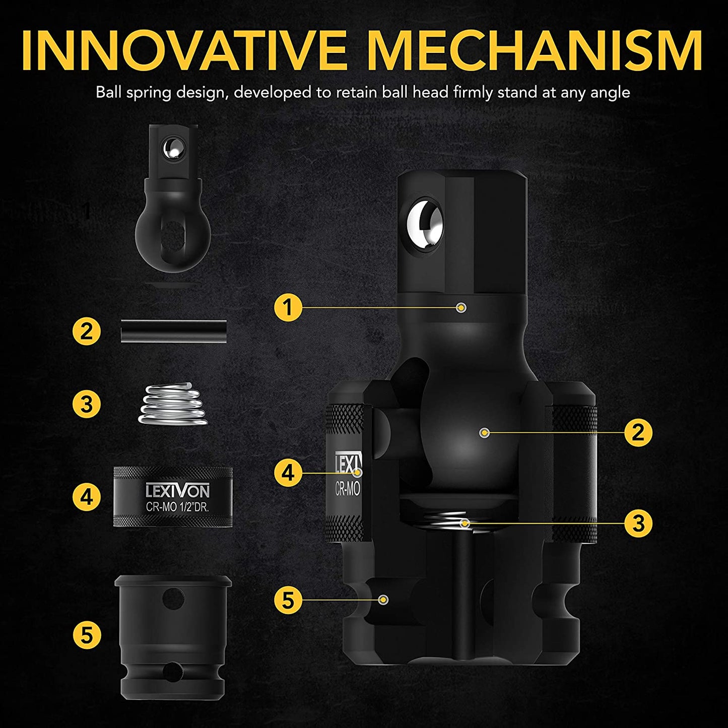 Universal Joint Swivel Socket Kit (LX-113)