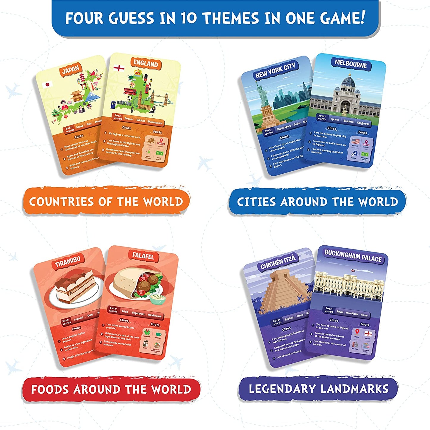 Board Game, Guess in 10 Around The World