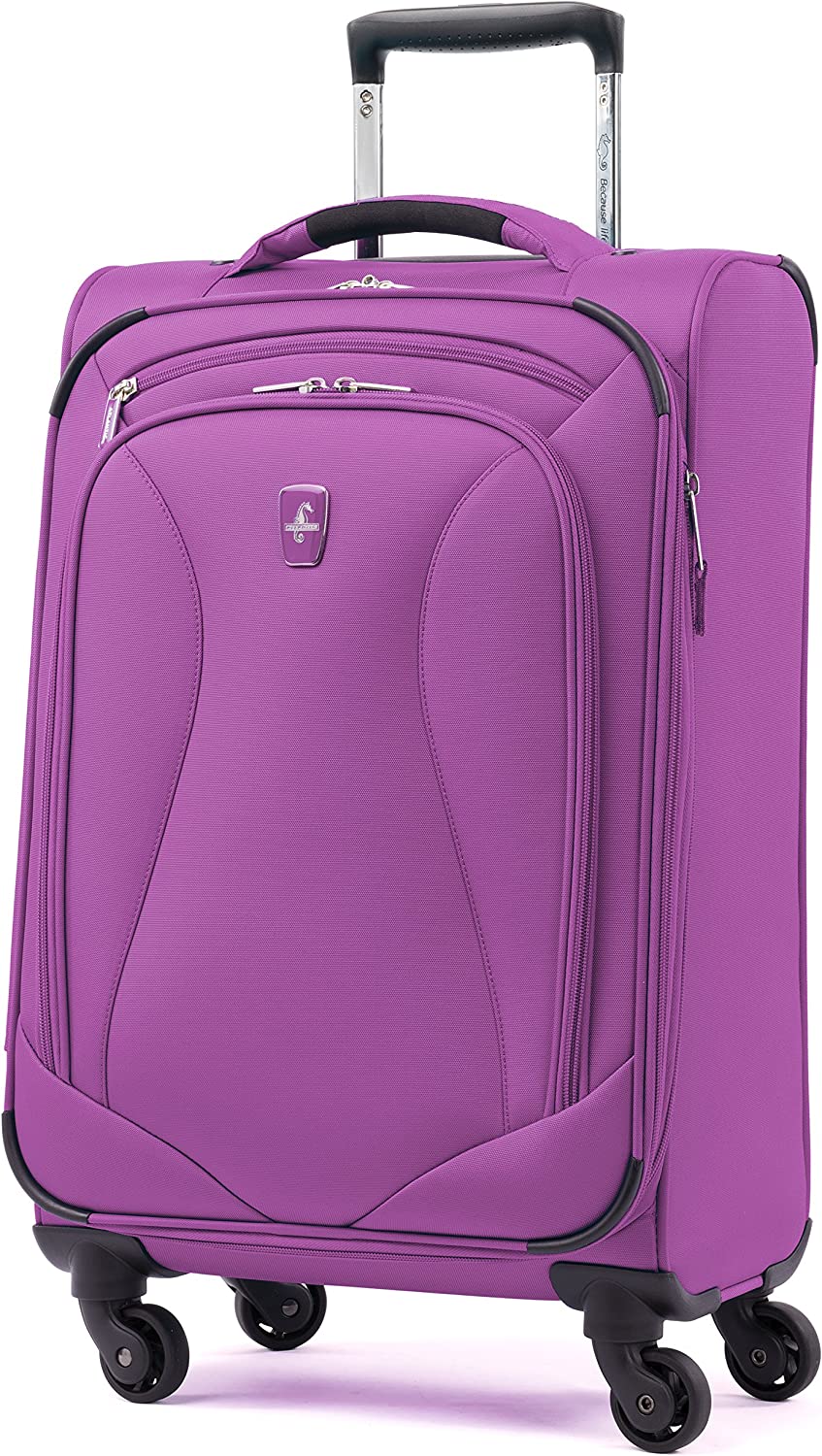 21-Inch Expandable Carry-on, Color: Bright Violet