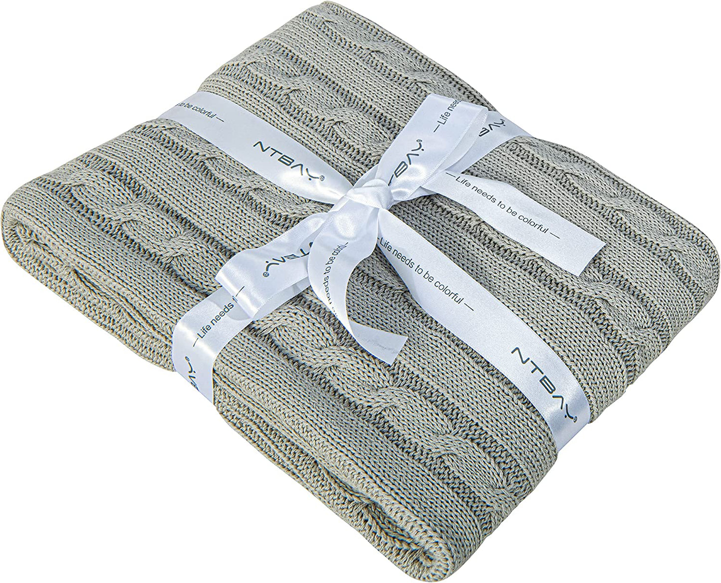 Cotton Baby Blanket 30" x 40", Color: Grey