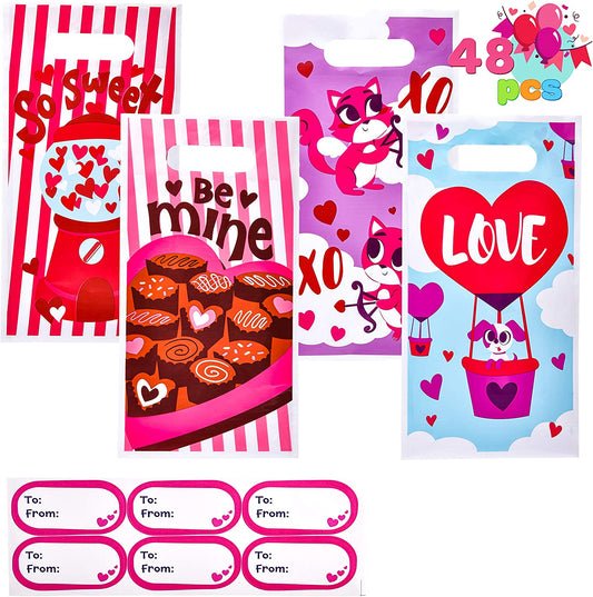 Valentine's Day Gift Bag Set of 48