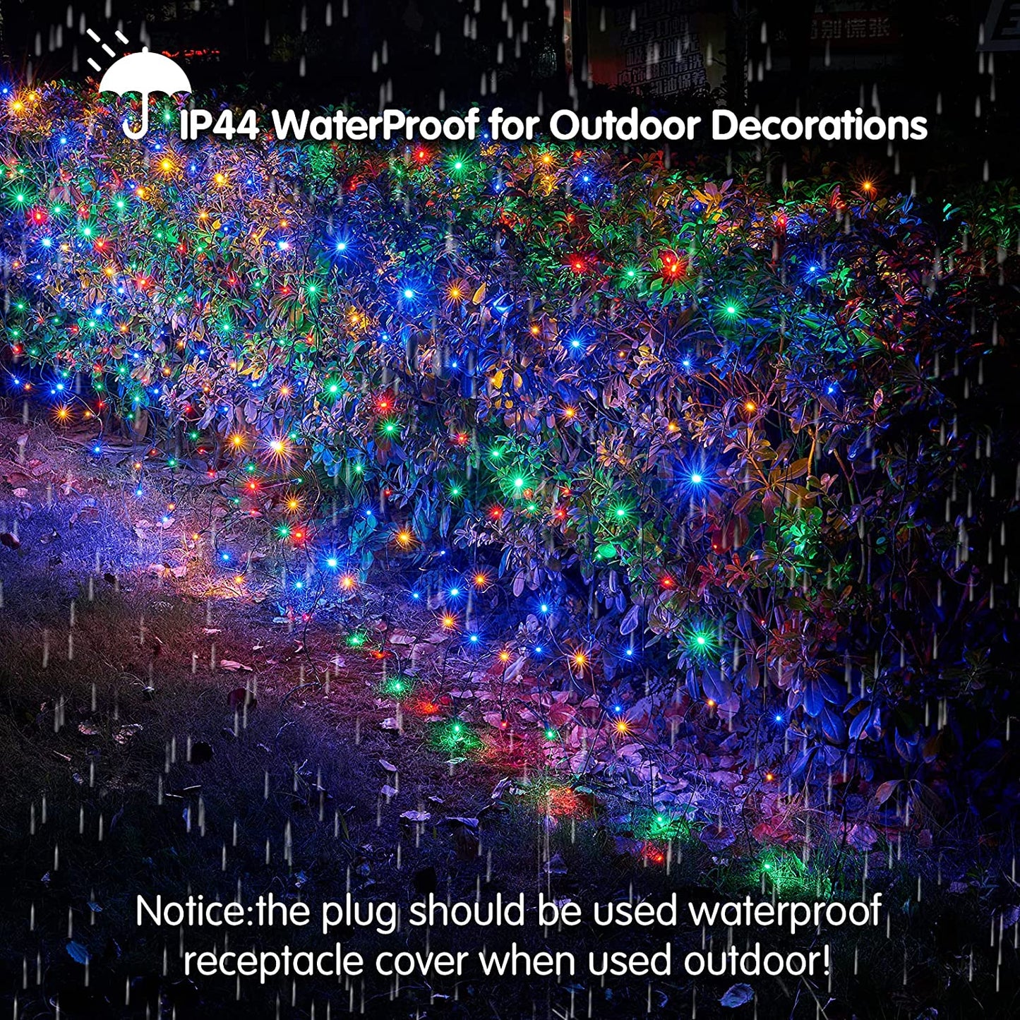 LED Christmas Net Lights Outdoor (Multicolor)