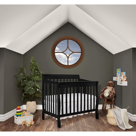 Convertible Crib with changer in Black