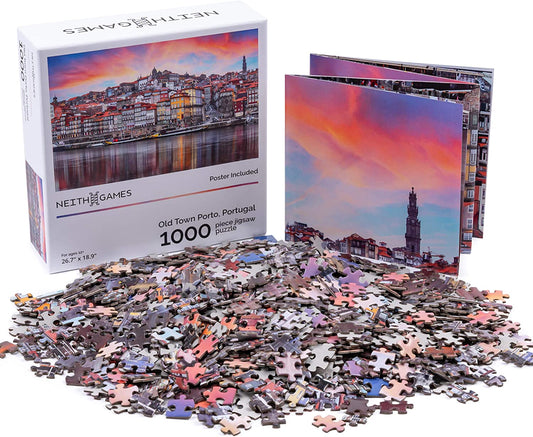 1000 Piece Puzzle - Colour: Old Town Porto