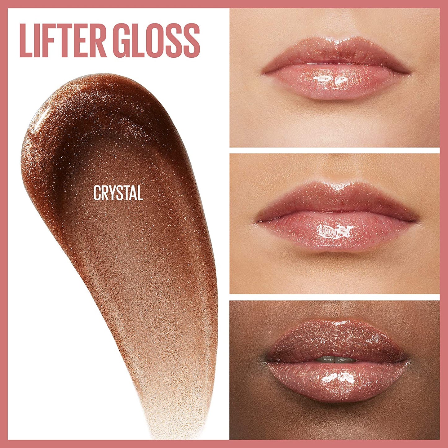 0,18oz Lifter Gloss Lip Gloss, Color: 010 Crystal