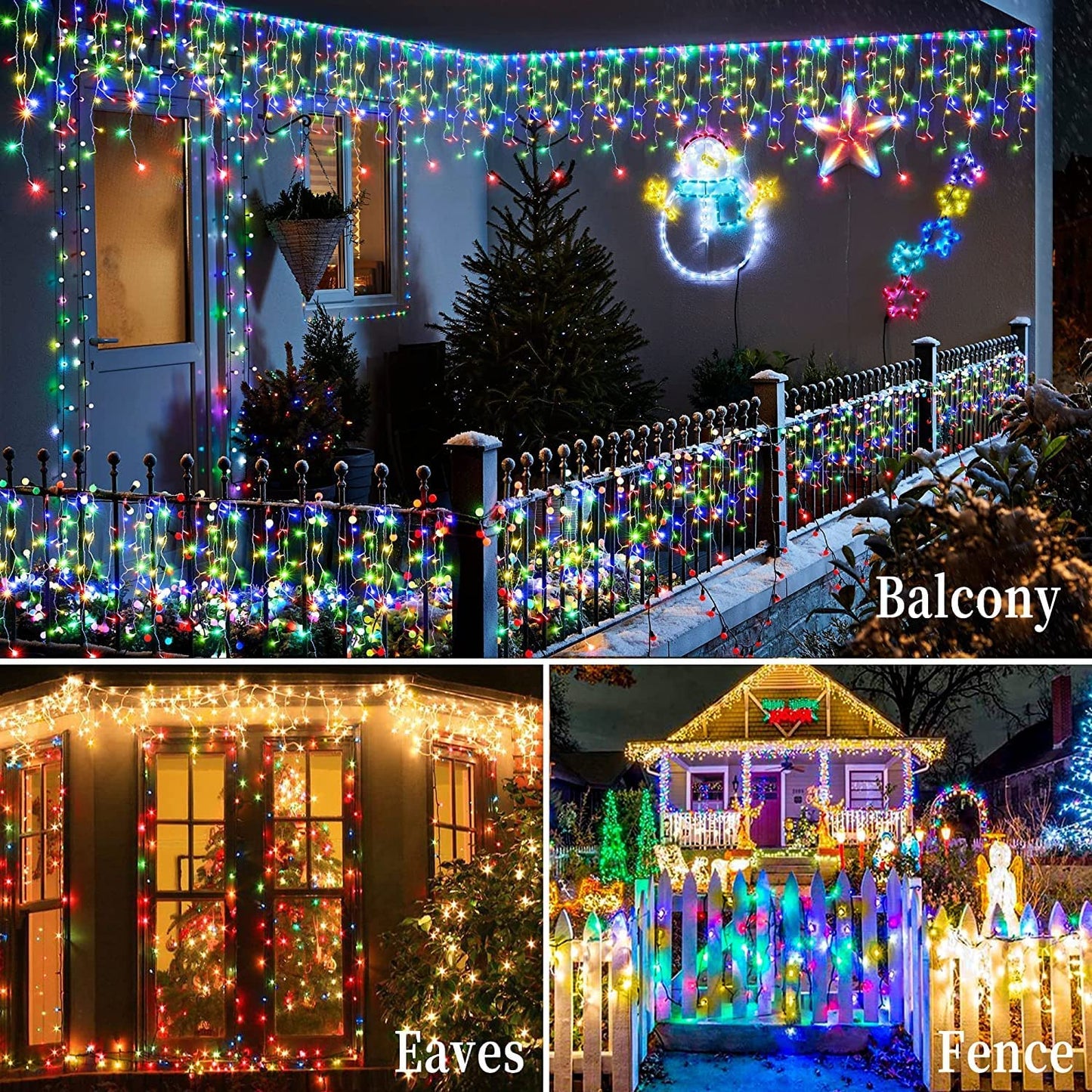 Christmas lights for decoration, 400 LED, 33 feet