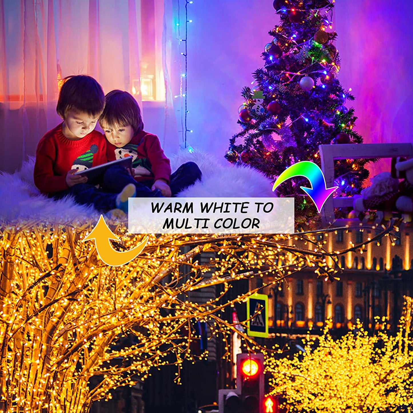 200 LED Color Changing Tree String Lights