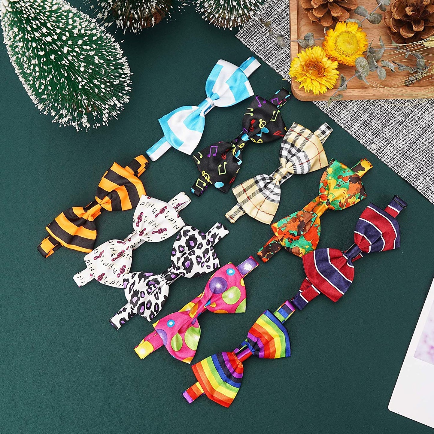 Pet Bow Neck Ties, 40 Piece