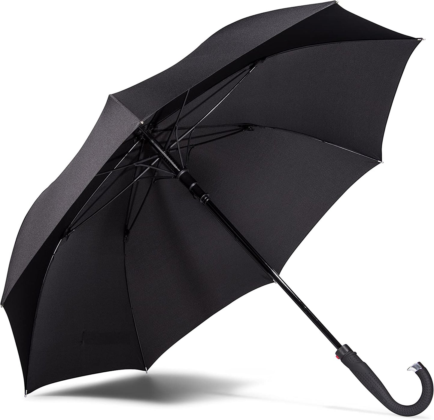 Auto Open Cane Umbrella, 54" (Color: Black)