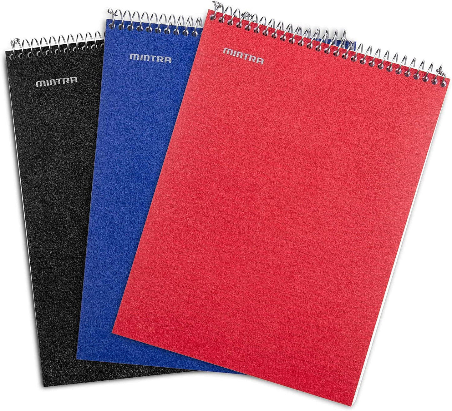 Spiral Notebooks, 3-Pack, 100 Sheets