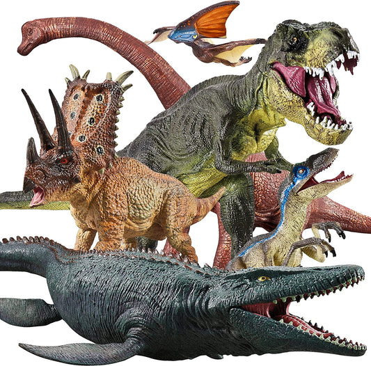 Large Dinosaur Figures, 6PCS Dinosurs