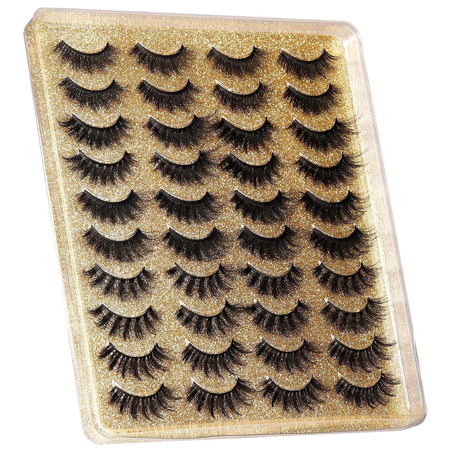 20 Pairs 3D False Eyelashes Pack (E- BLING BLING 5 STYLES)