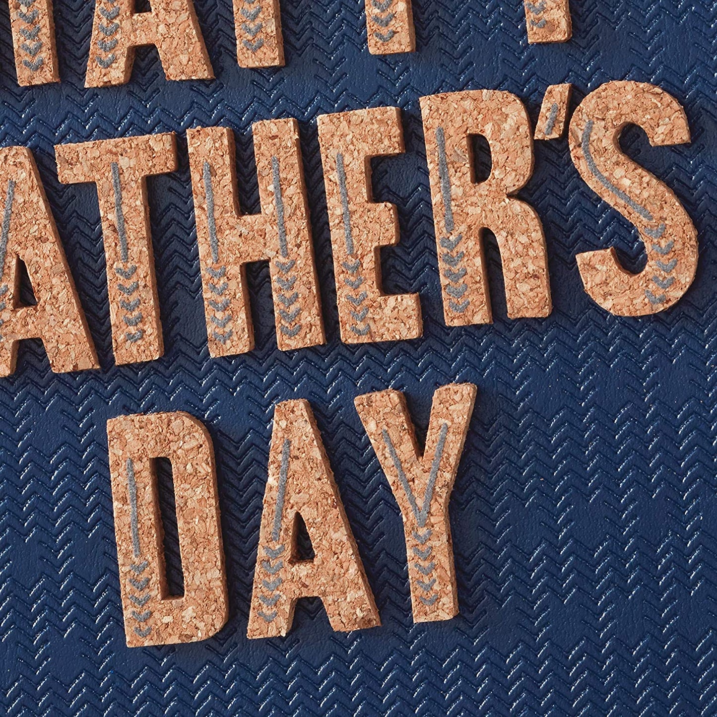 Father's Day Card, Color: Cork Lettering, Thankful