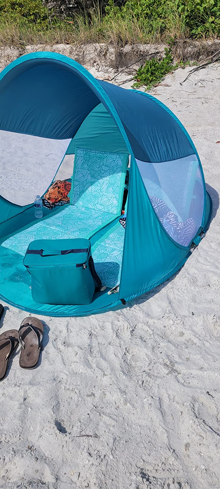 Camping tent, 86 × 57 × 47 inches,Blue