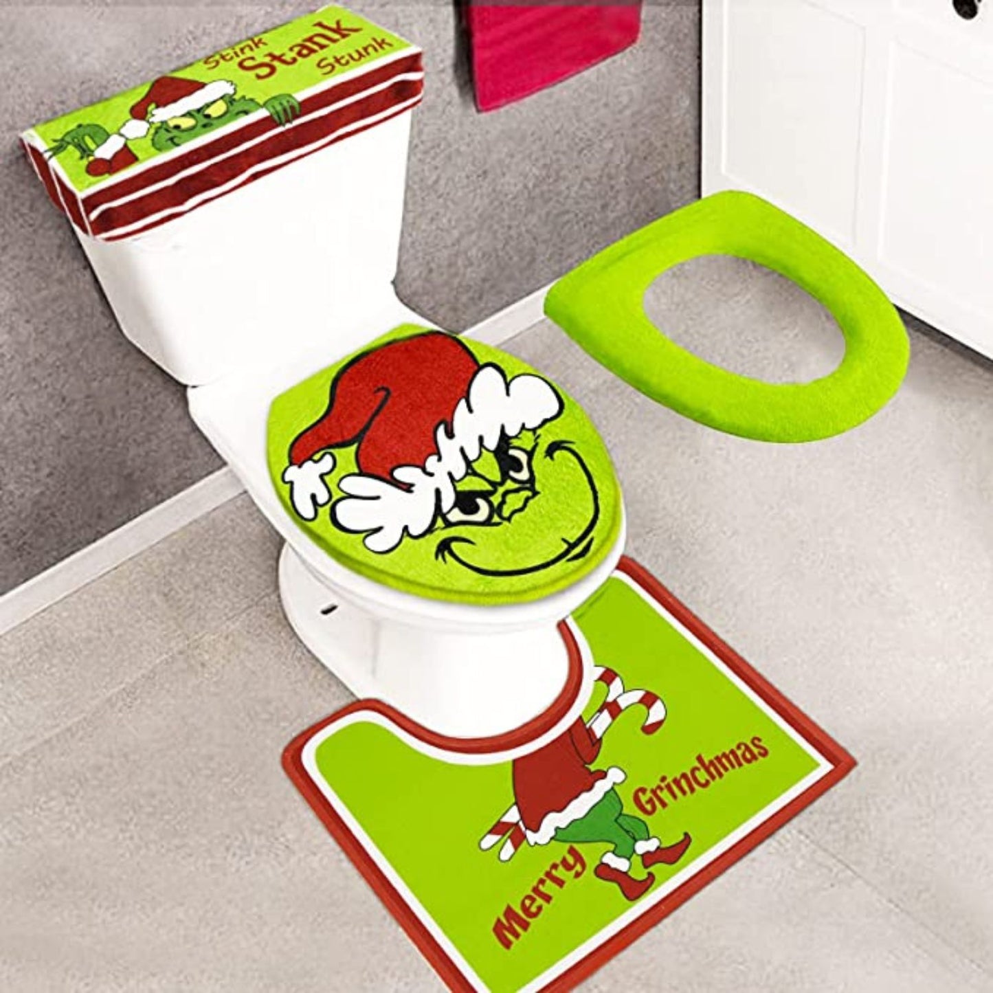 Christmas Grinch Decoration 4pcs