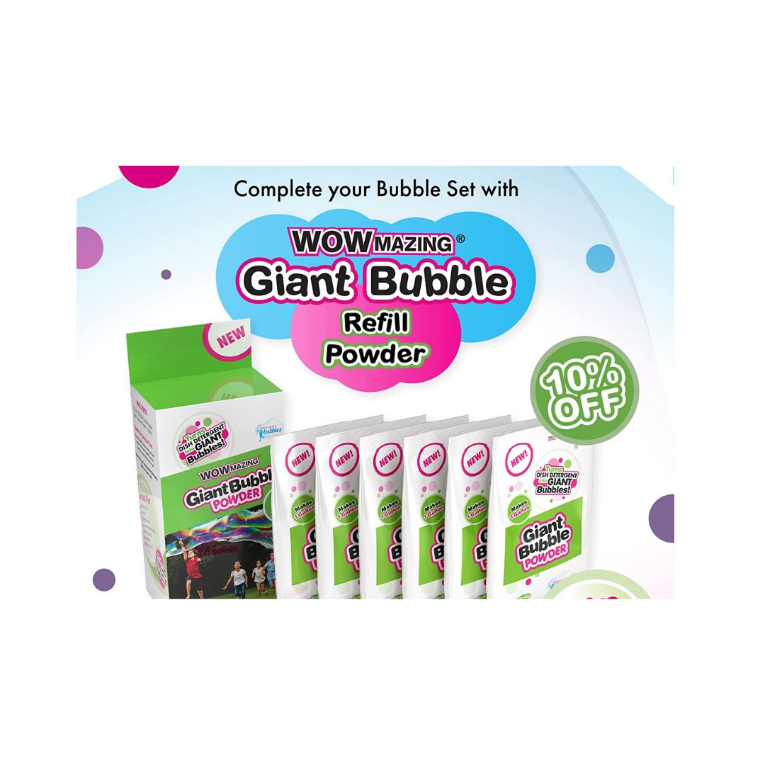 Large Plastic Bubble Wands, 4Pcs (16x6x1 Inches)