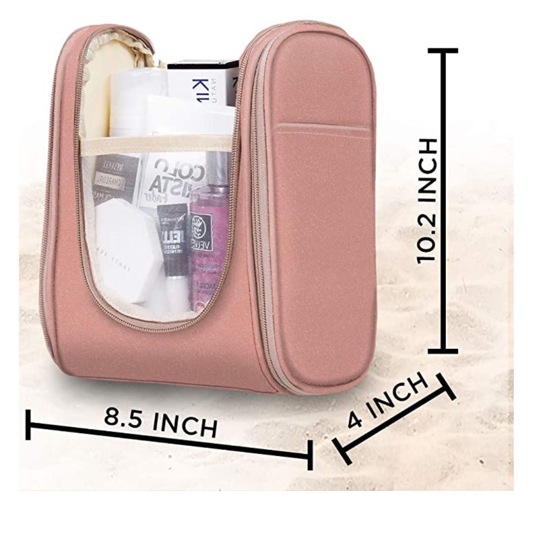 bathroom organizer kit with holders color: Dusty Rose (M)