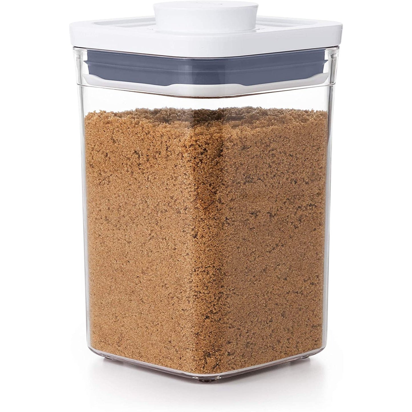 food storage jar - 1.1 Qt - Square - Brown Sugar