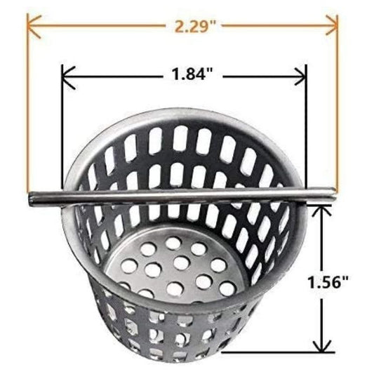 2 pcs- 2 inch hair and debris strainer only fit for shower drain