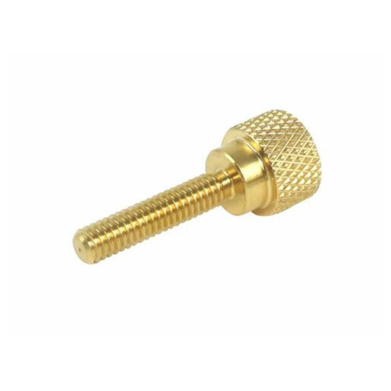 10-Pack of Solid Brass Screws with 8-32 x 3/4" Threads