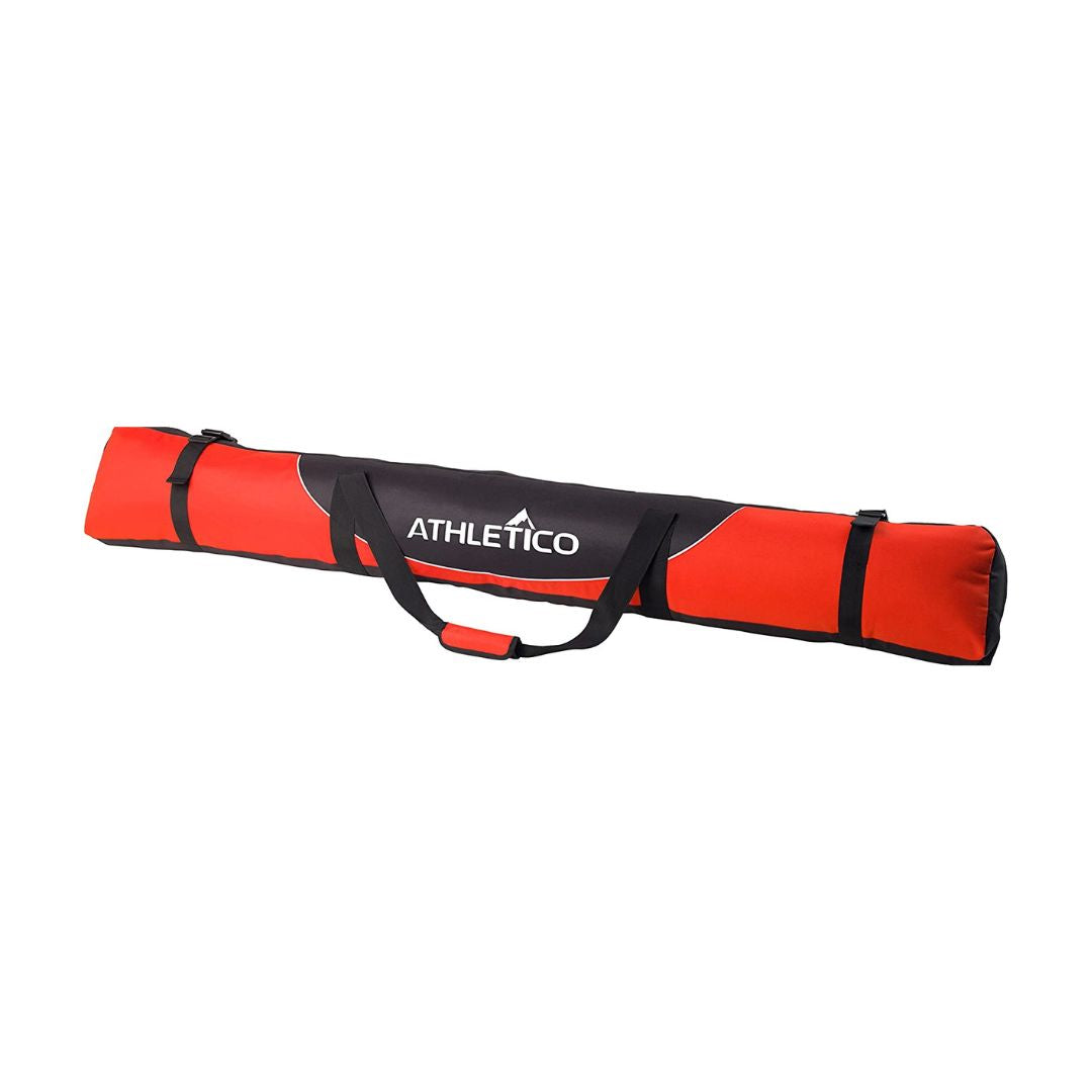 Fully padded single ski travel bag, color: red, size: 185cm