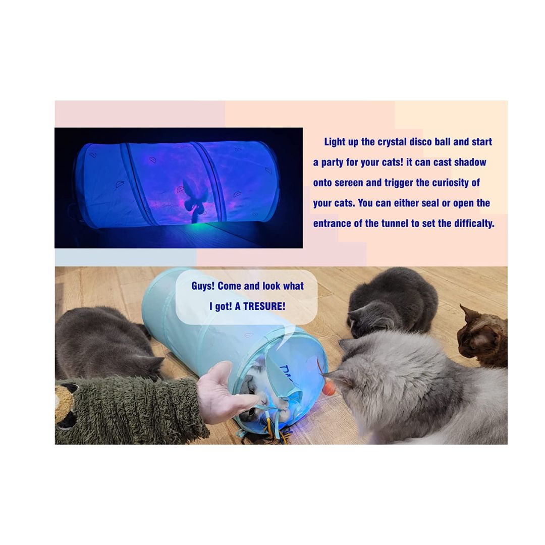 Interactive tunnel toys for cats, Shadow Play tunnel cat toy