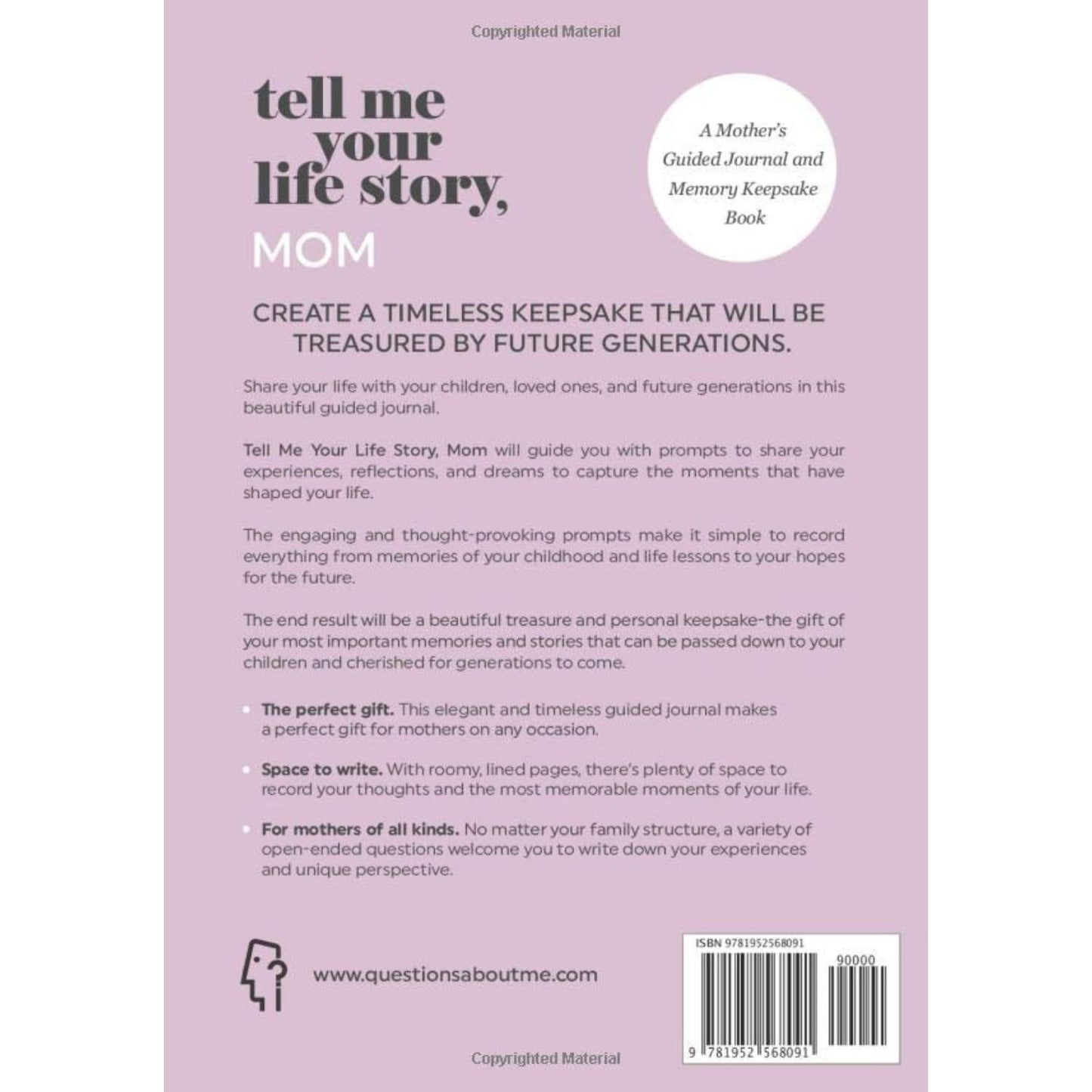 Tell Me Your Life Story, Mom, Paperback